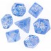 Dobbelst.Set CandyPaper Blauw brick