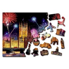 Wooden puzzle London by Night XL 600