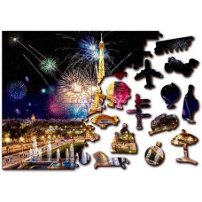 Wooden puzzle Paris by Night XL 600