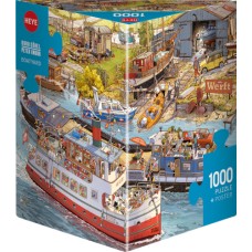 Puzzel Boatyard 1000 3dhk.Heye 30117 NEW Puzzel Boatyard 1000 3dhk.Heye 30117 NEW