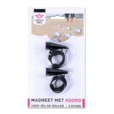 Boules magnet with cord 2 pieces on blister