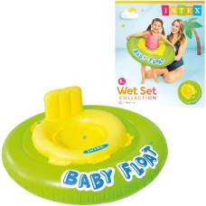 Swim Ring Baby Float green-yellow 76 cm.