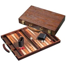 Backgammon 1109 dark-wood 38x24 cm.