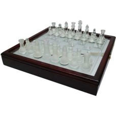Glass chess sets