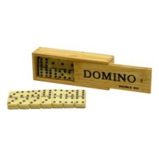 Domino double 6 thin with spinner white in box