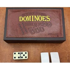 Domino dubbel 6 dik 12 mm. in PU koffer
* Pre-order week 36 *