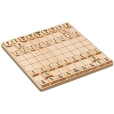 Shogi Japanes Chess 3297 wood 26x26x1,2 cm