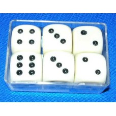 Dice (China) 16 mm 6 pieces  in plastic box