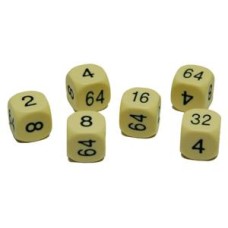 Doubling dice backgam.16mm,urea cream VE.6