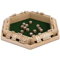 Shut the Box 6 spelers 10 cijfers 29x29cm.
* verwacht week 2 *