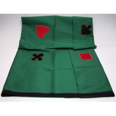 Cardcloth Washable 120x120cm.green/black