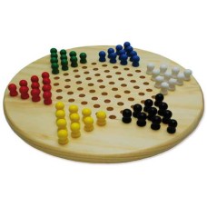 Chinese Checkers 28 cm.wood+pegs
