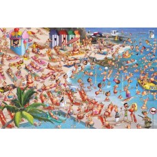 Puzzle,Beach,F.Ruyer,1000 Comic Piatnik