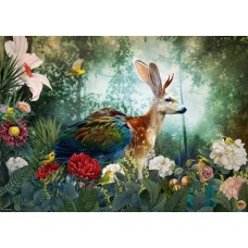 Puzzel Jackalope, Fauna Fantas.Heye1000